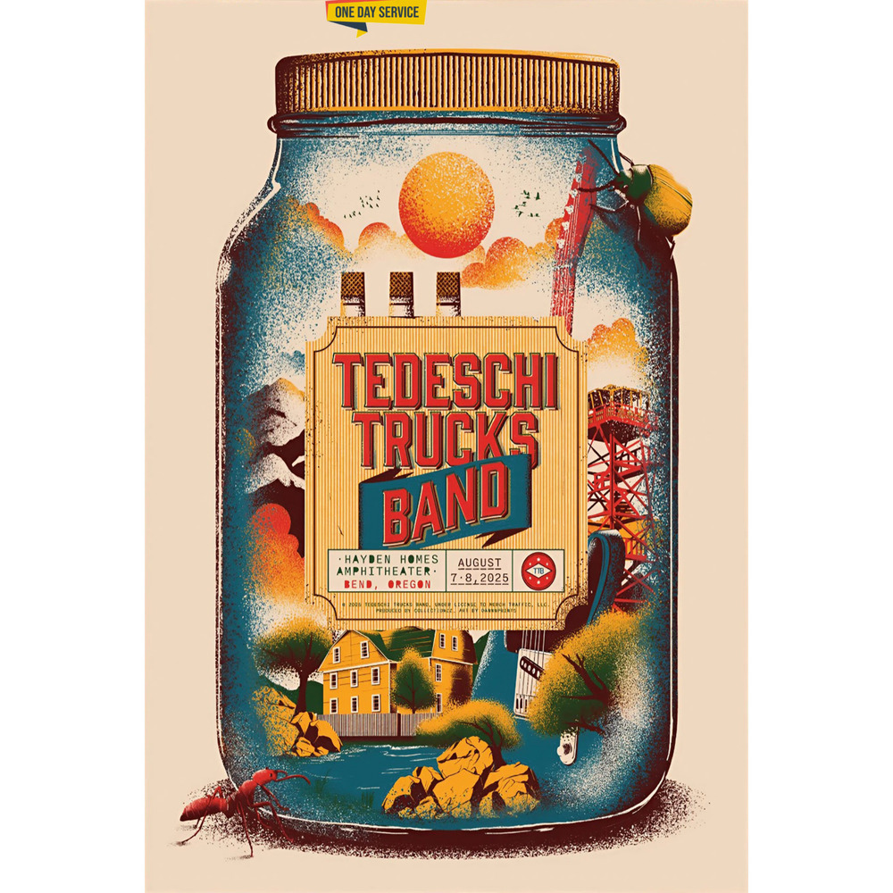 Tedeschi Trucks Band Aug 7-8 2025 Hayden Homes Amphitheater Poster